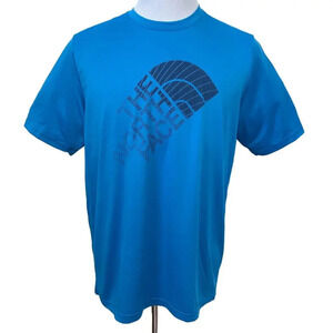 The North Face NWT Blue Short Sleeves Shirt Men XL *Pls See Description*